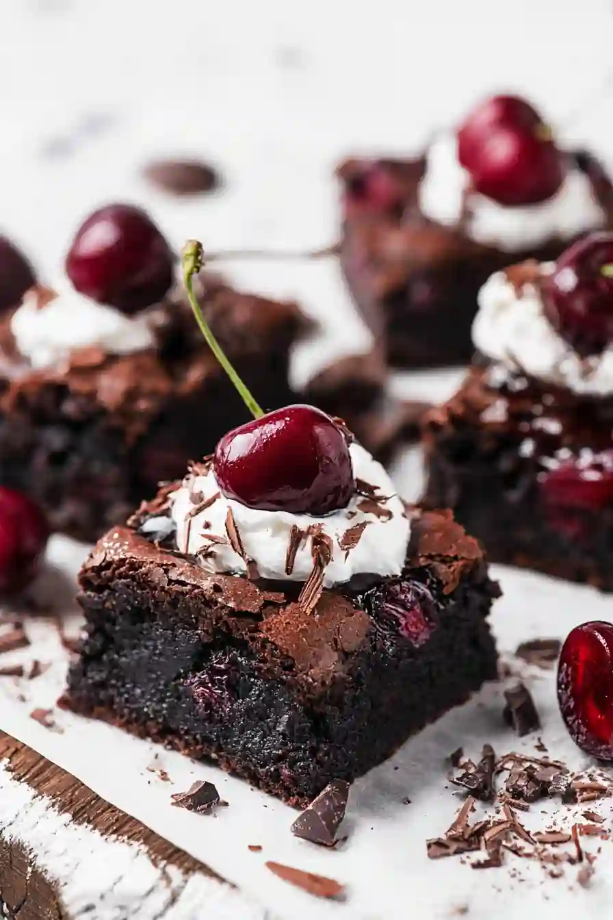 The Ultimate Fudgy Black Forest Brownies The Ultimate Fudgy Black Forest Brownies