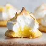 Lemon Meringue Pie Cookie with Toasted Meringue and Gooey Center