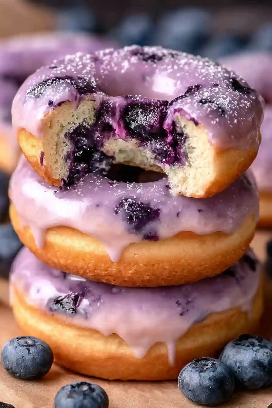 The Ultimate Blueberry Cake Donuts (Baked or Fried!) The Ultimate Blueberry Cake Donuts (Baked or Fried!)