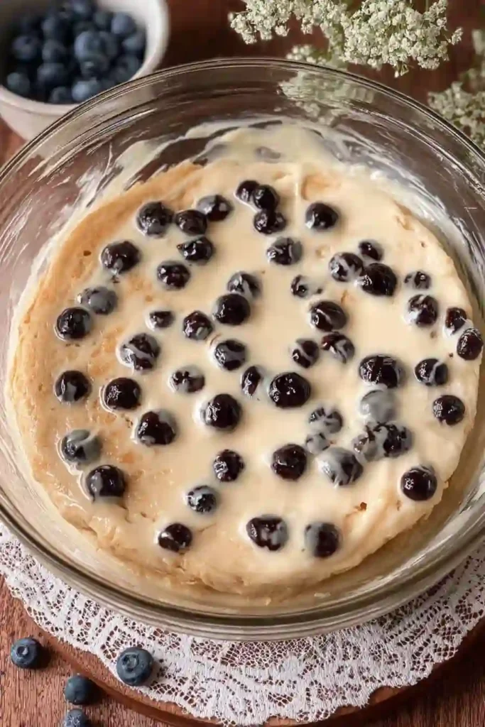 The Ultimate Blueberry Cake Donuts (Baked or Fried!) 15 Blueberry Cake Donuts step3