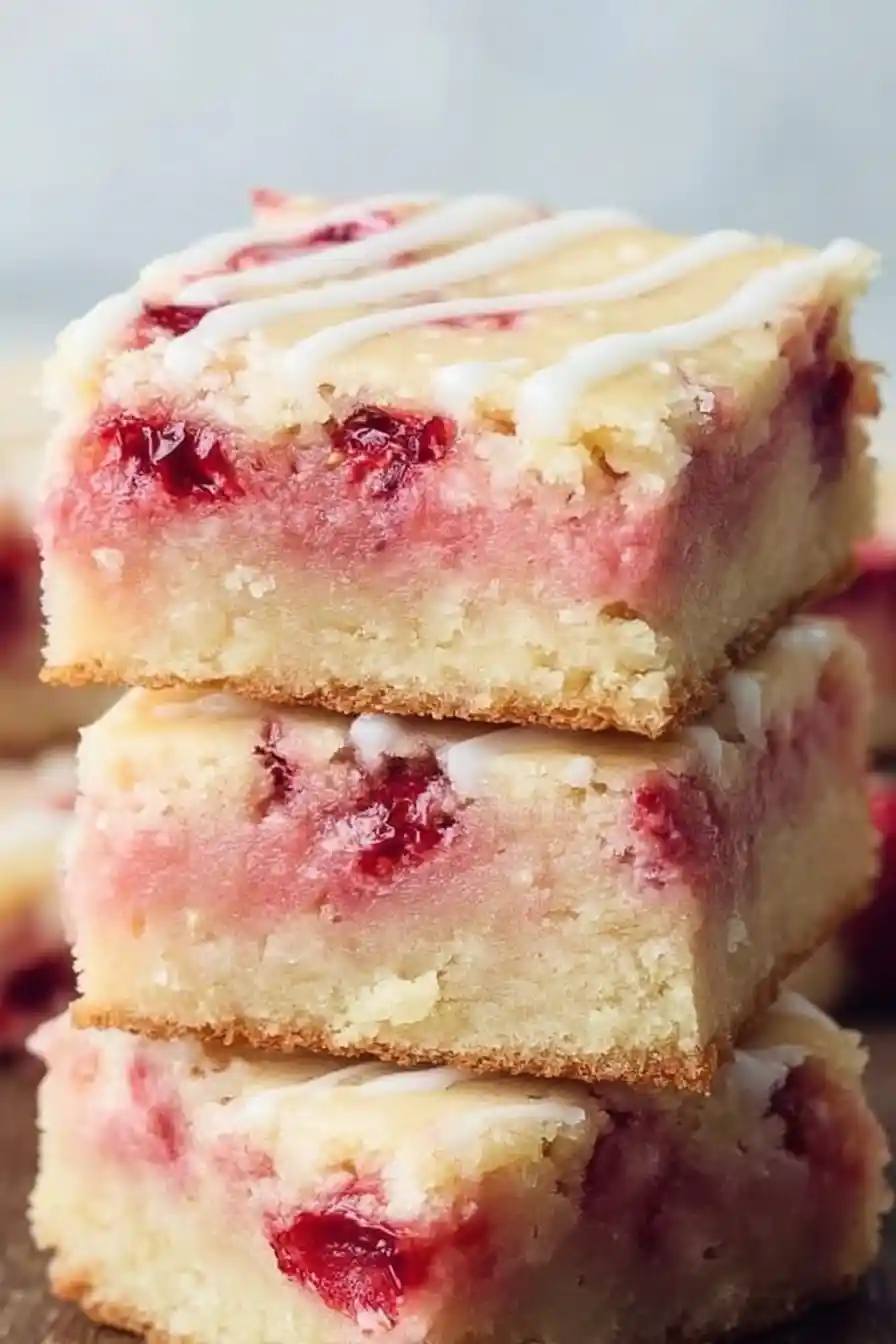 Strawberry Lemon Blondies Strawberry Lemon Blondies