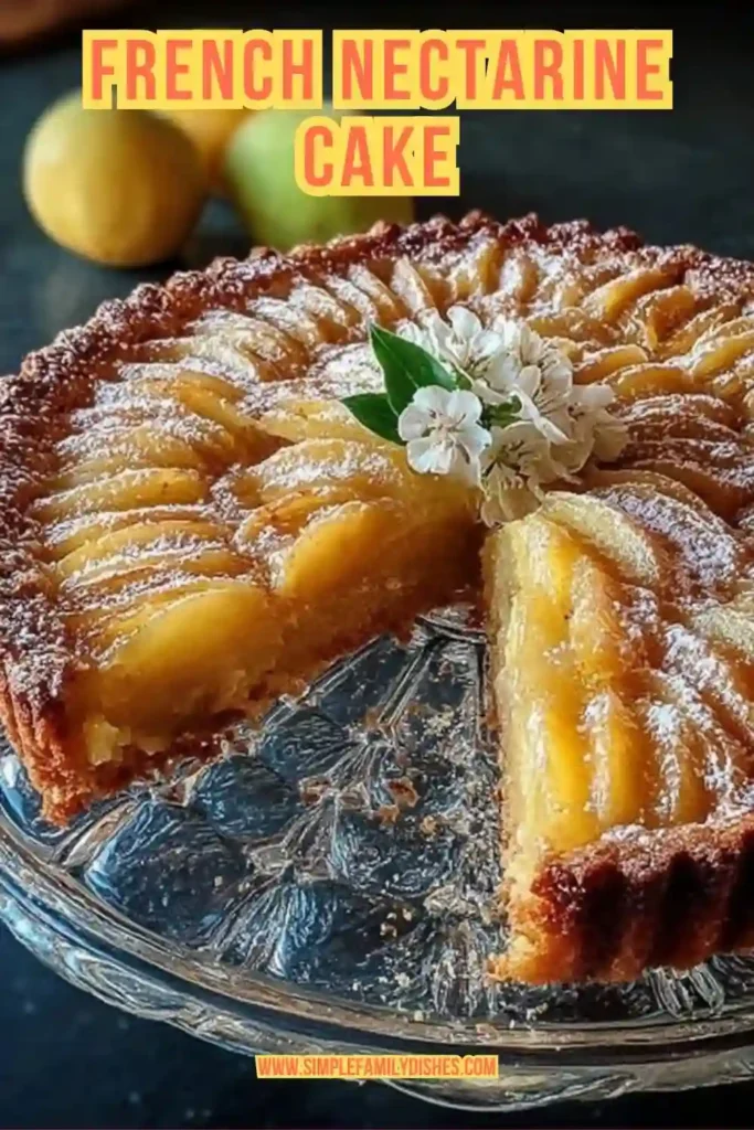 French Nectarine Cake 6 Buttercream 14 compressed 1