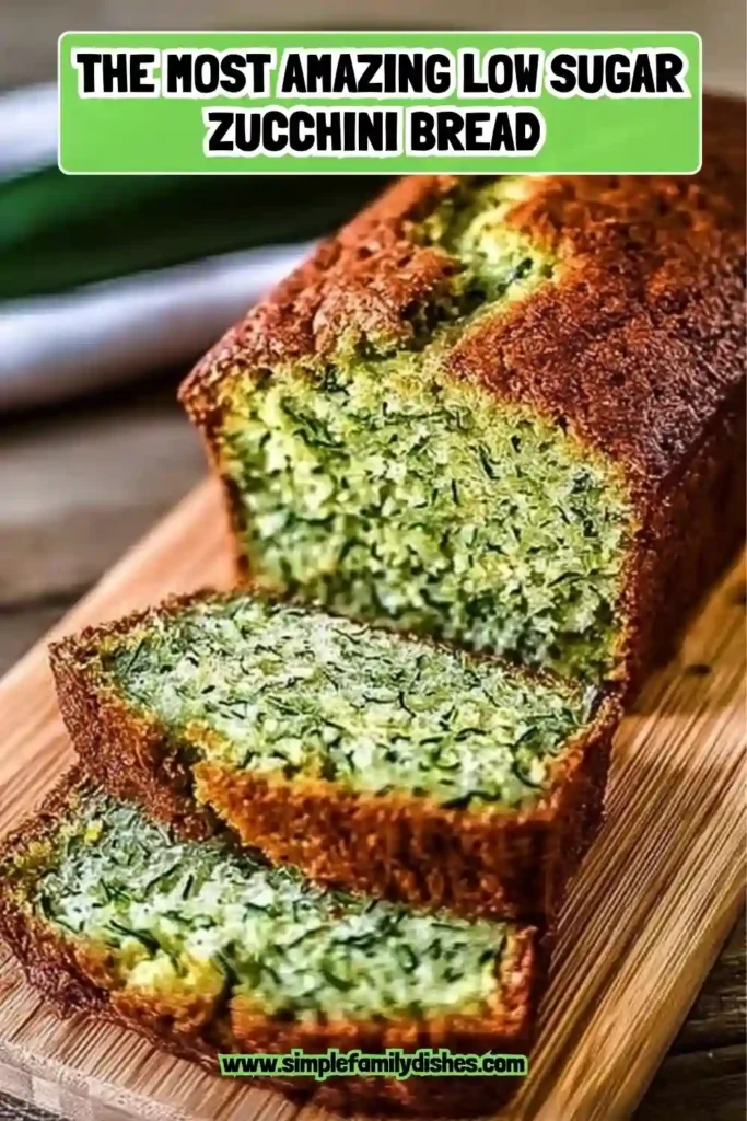 The Most Amazing Low Sugar Zucchini Bread To Try Right Now! 8 Dreamy 9 compressed 1