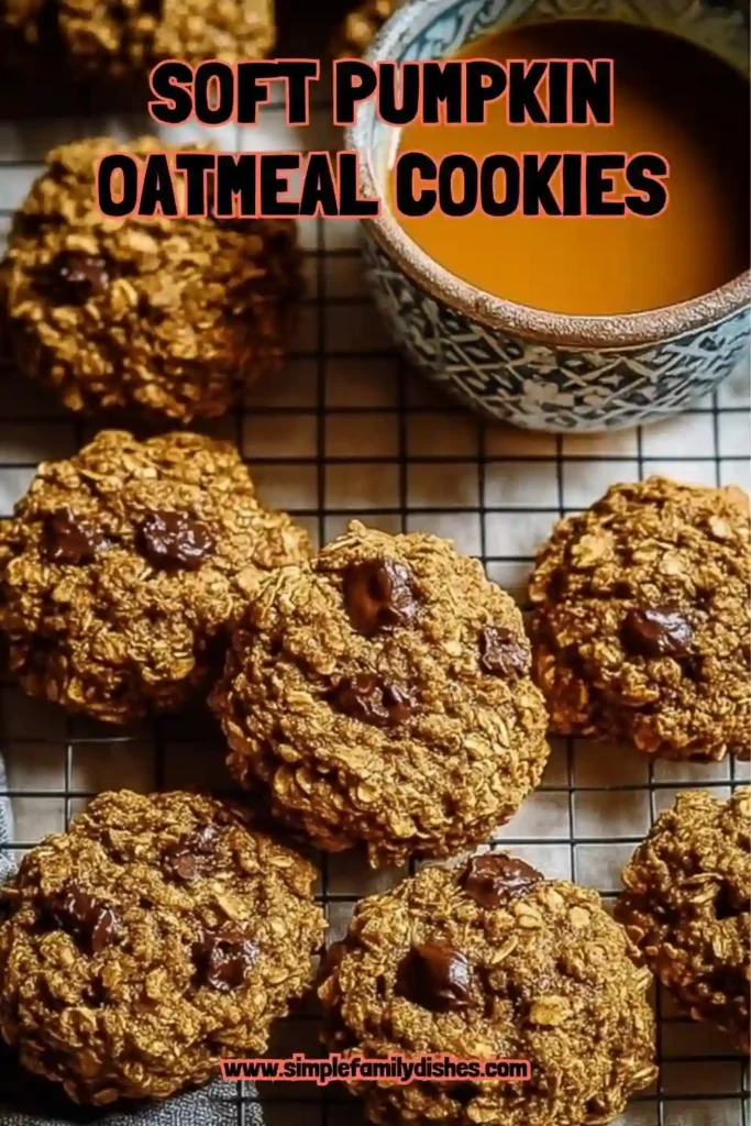 Soft Pumpkin Oatmeal Cookies 8 Dreamy compressed 10 1