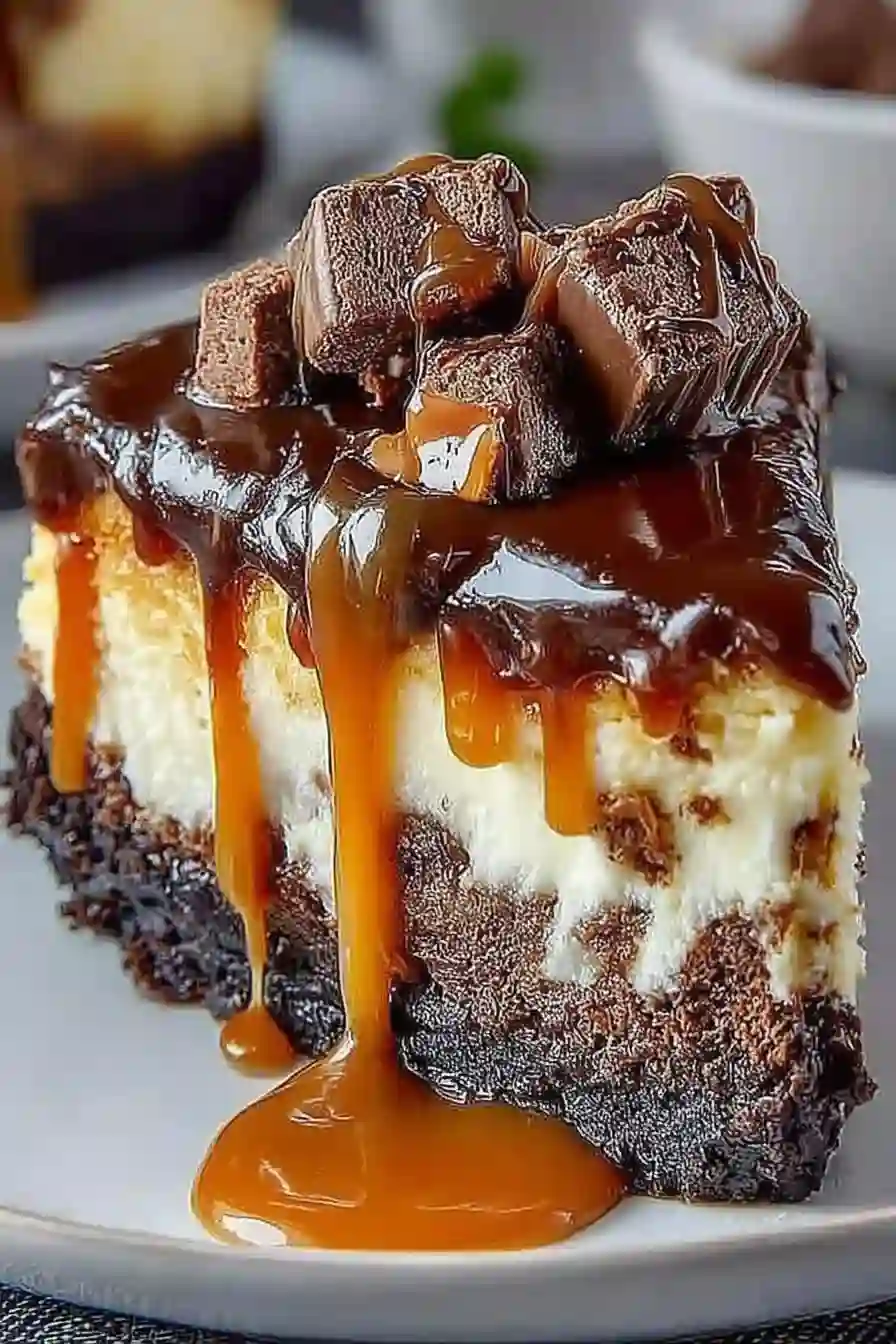 Caramel Brownie Cheesecake Caramel Brownie Cheesecake