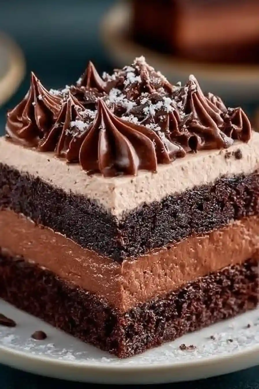 Chocolate Mousse Brownies Chocolate Mousse Brownies