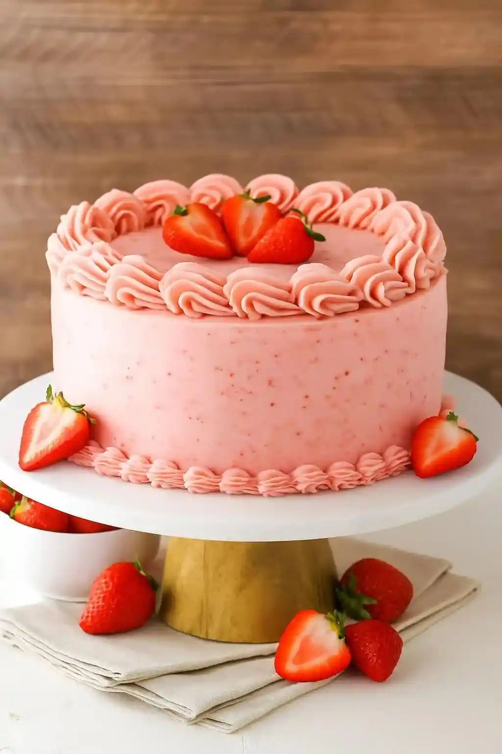 Homemade Strawberry Cake Homemade Strawberry Cake