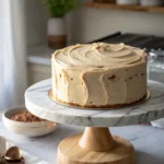 Maple Cream Cheese Frosting 2 Delicious Maple Cream Cheese Frosting on a cake slice