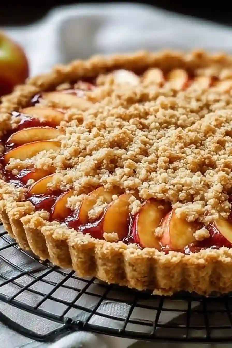 Nectarine Crumb Tart Nectarine Crumb Tart