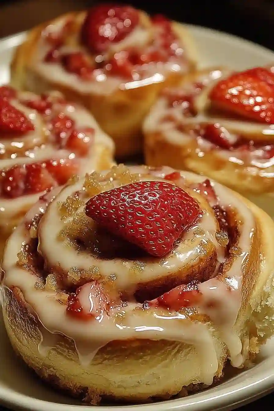 Strawberry Cheesecake Cinnabon Rolls Strawberry Cheesecake Cinnabon Rolls