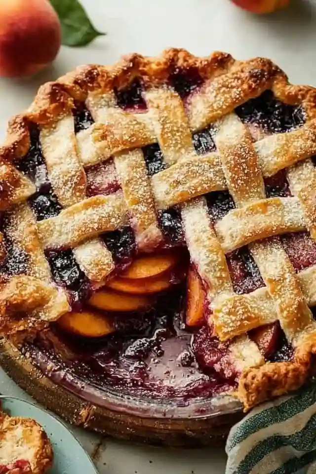 Blueberry Peach Pie