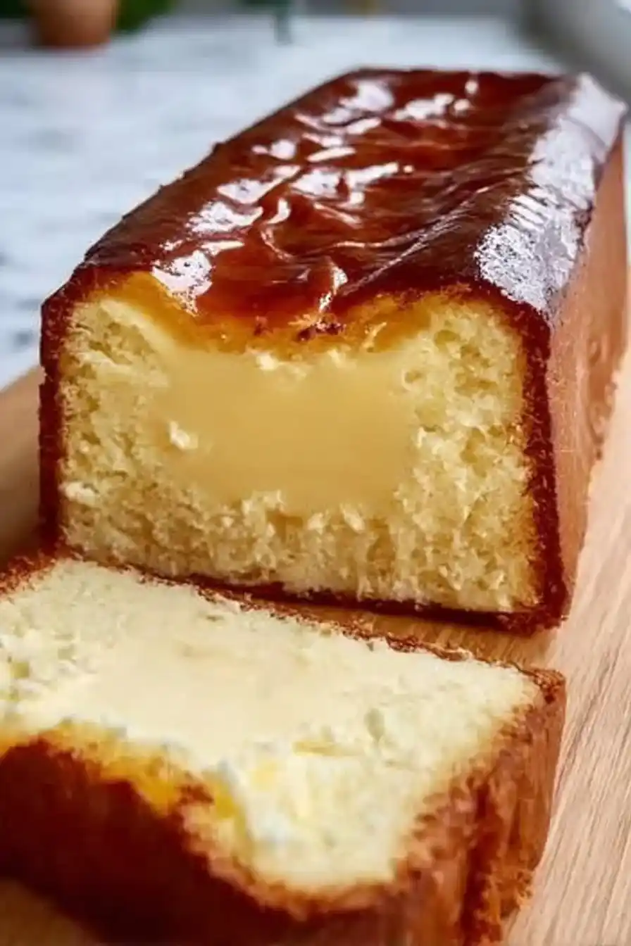 Burnt Basque Cheesecake in a Loaf Pan