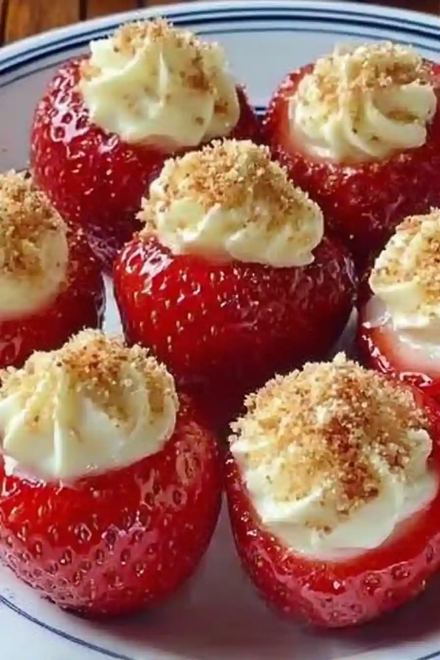 Cheesecake-Stuffed Strawberries