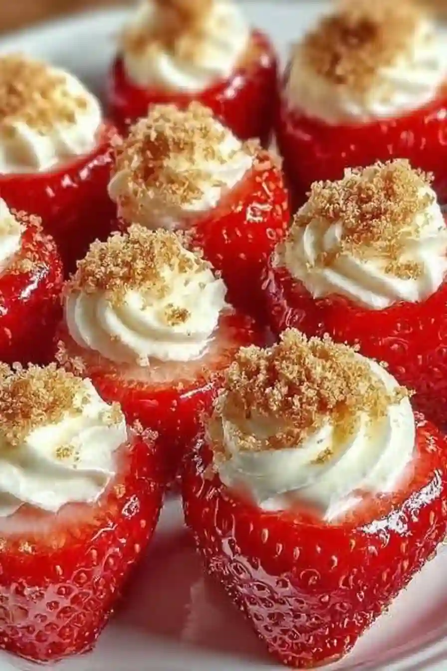 Cheesecake-Stuffed Strawberries