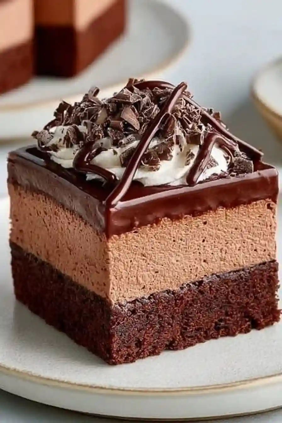 Chocolate Mousse Brownies Chocolate Mousse Brownies