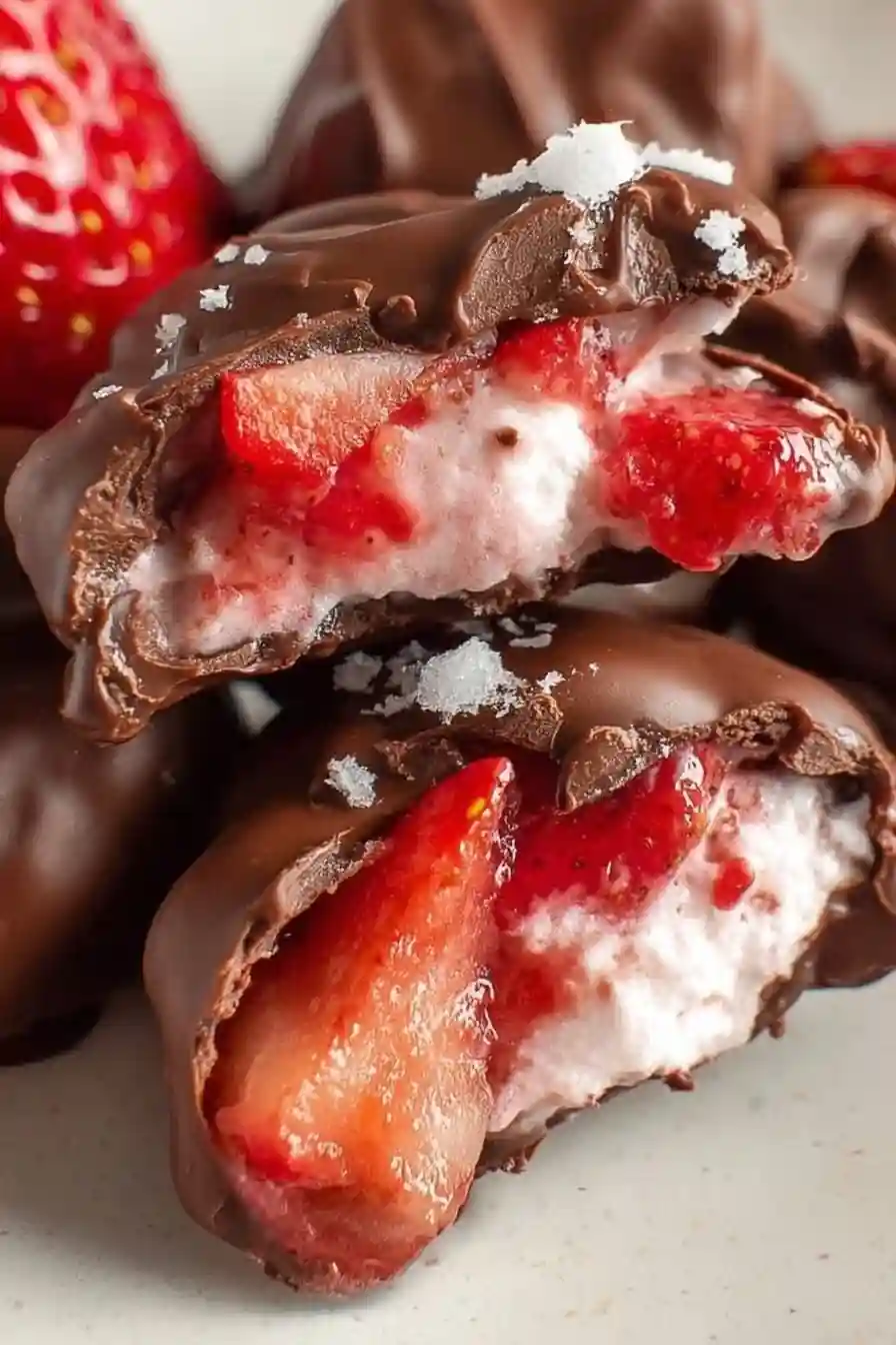 Chocolate Strawberry Yogurt Clusters (Viral Recipe!)