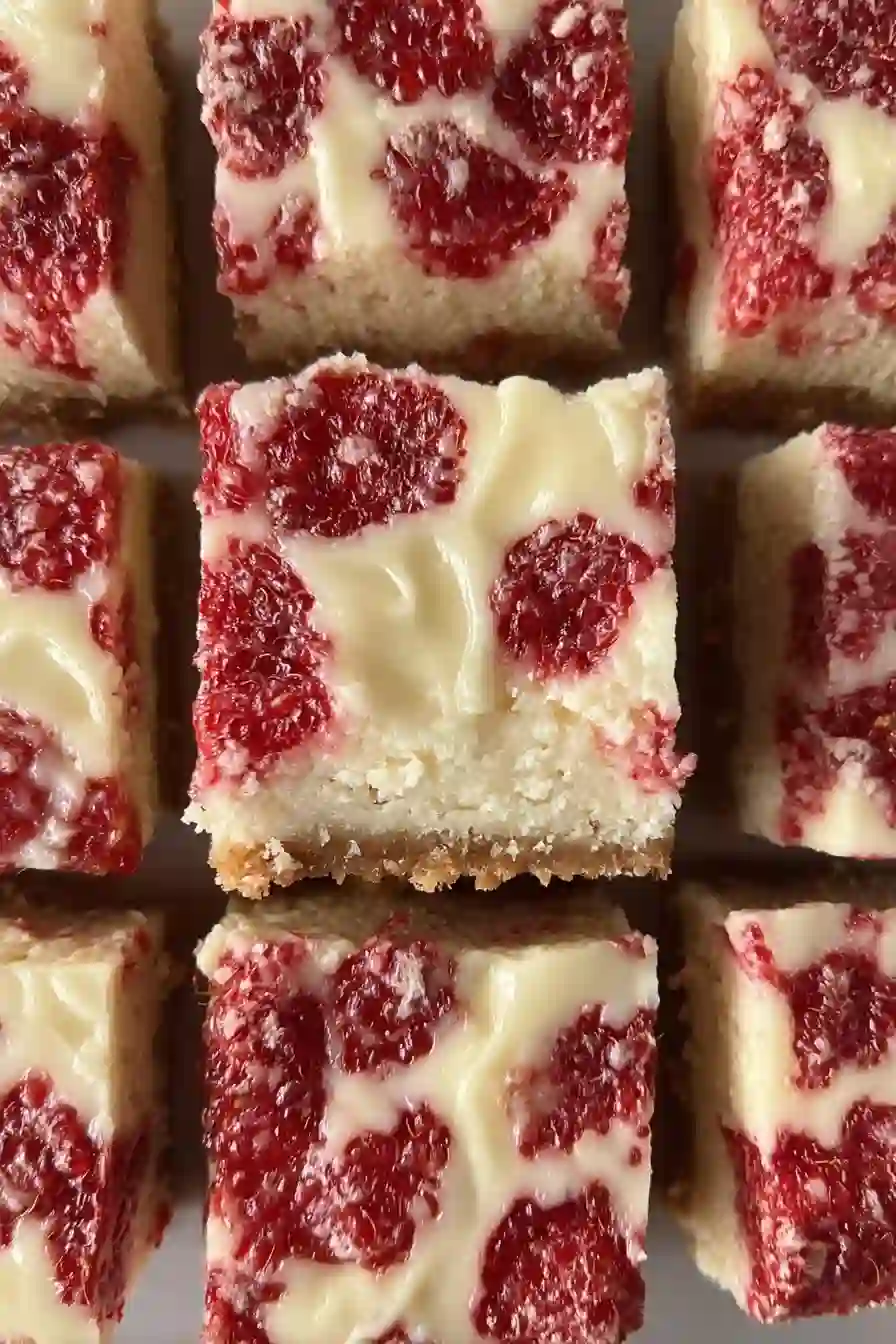 Healthy Raspberry Cheesecake Bars