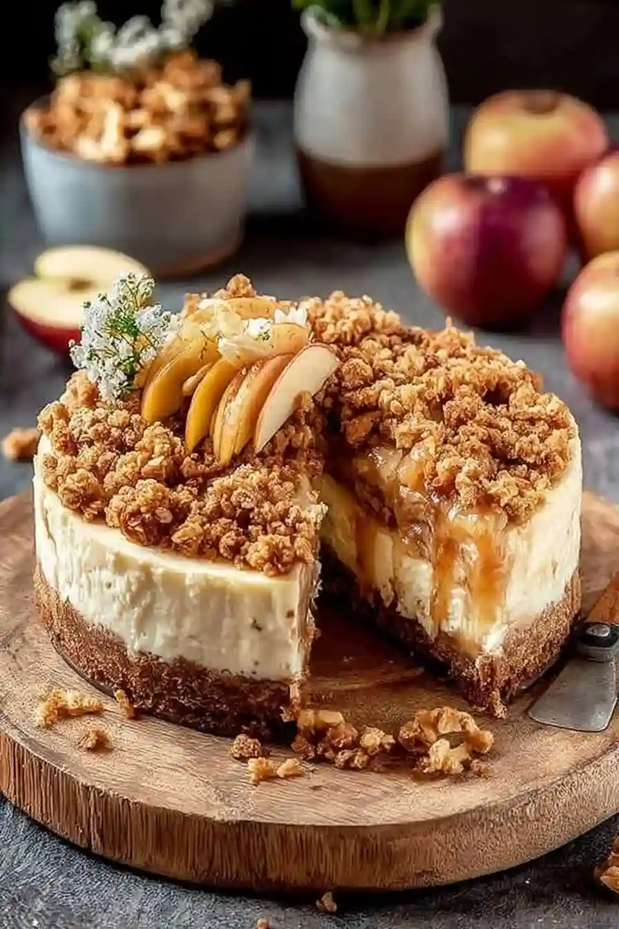 Irresistible Apple Crumble Cheesecake Recipe You’ll Crave Again