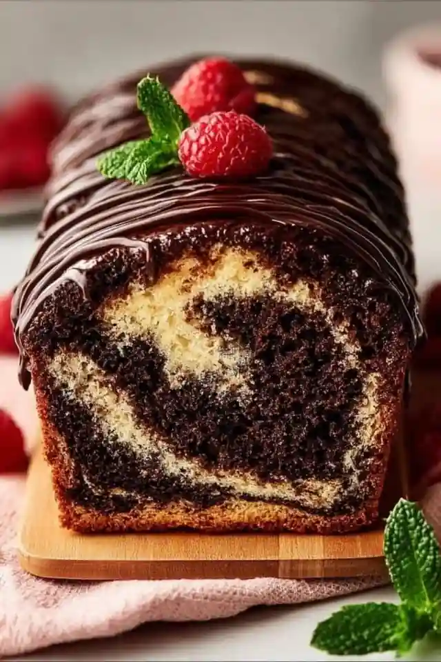 Marble Loaf Cake Recipe