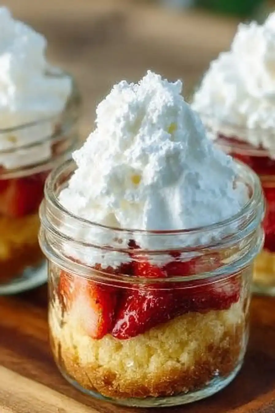 Mini Mason Jar Tres Leches Cakes