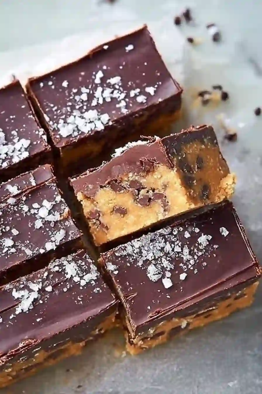 No Bake Cookie Dough Bars