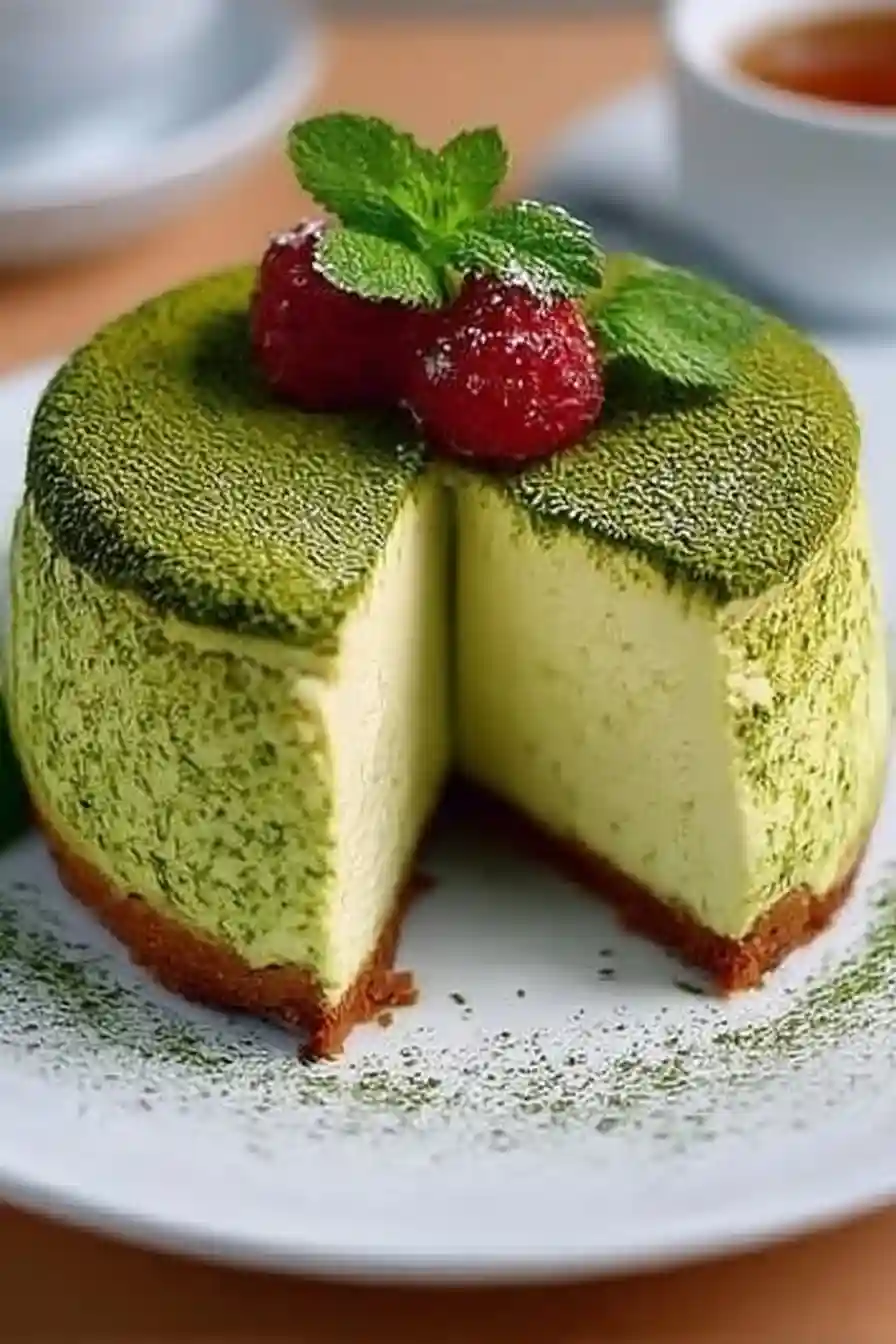 Original Matcha Japanese Cheesecake