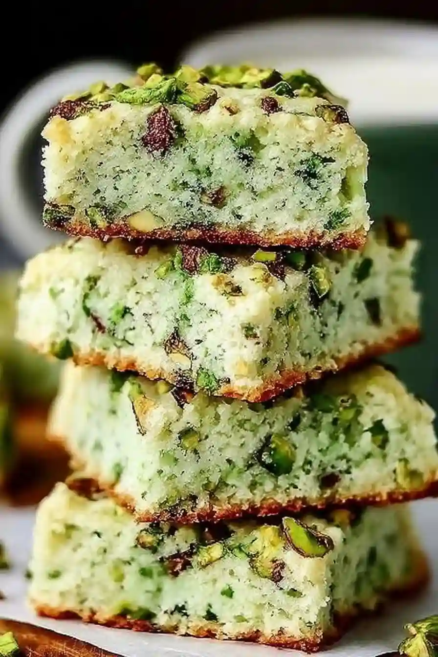 Pistachio Shortbread Cookies
