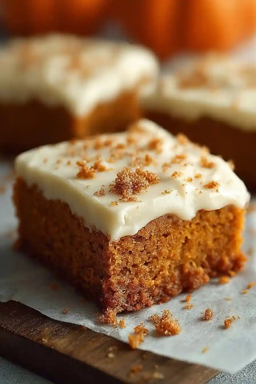 Old Fashioned Pumpkin Bars with Cream Cheese Frosting Old Fashioned Pumpkin Bars with Cream Cheese Frosting