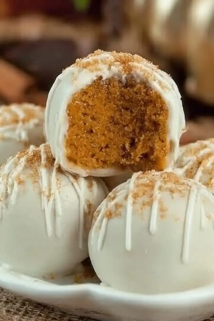 Pumpkin Cake Balls Pumpkin Cake Balls