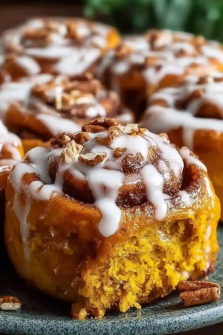 Easy Pumpkin Cinnamon Rolls