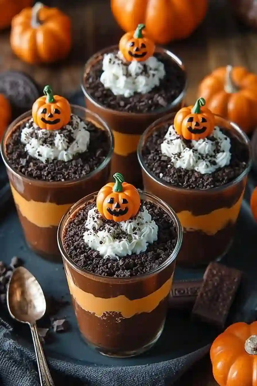 Pumpkin Patch Dirt Cups