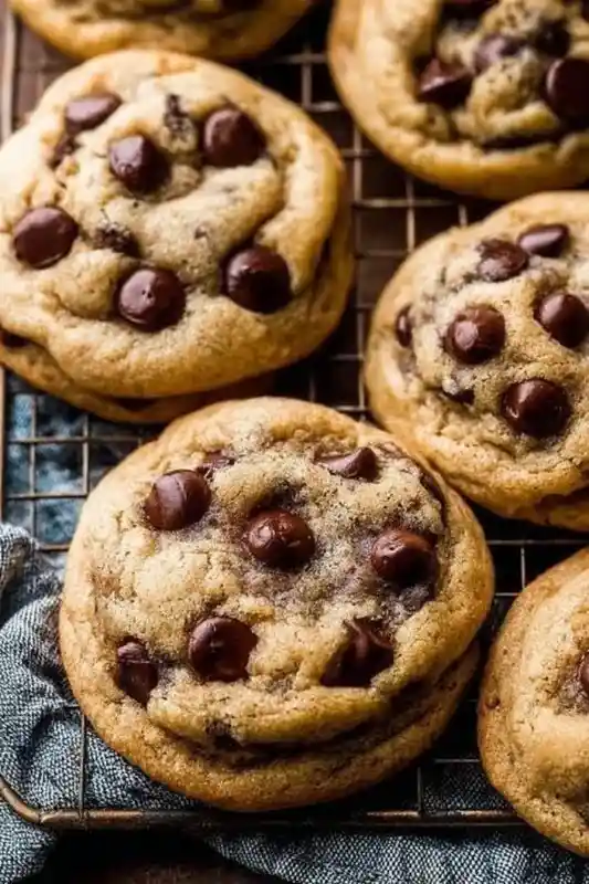 Ultra Thick Bakery Style Chocolate Chip Cookies