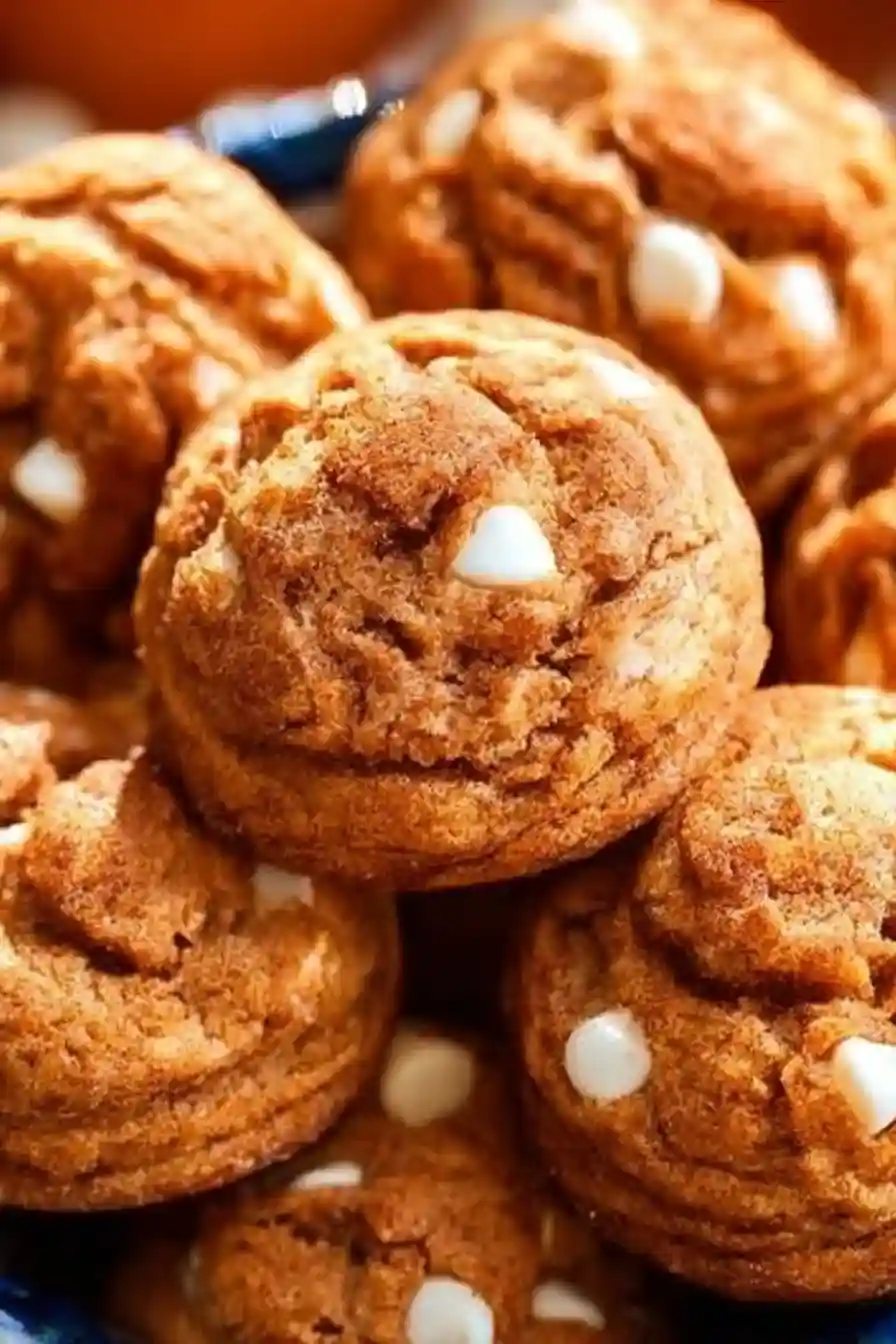 White Chocolate Pumpkin Snickerdoodles