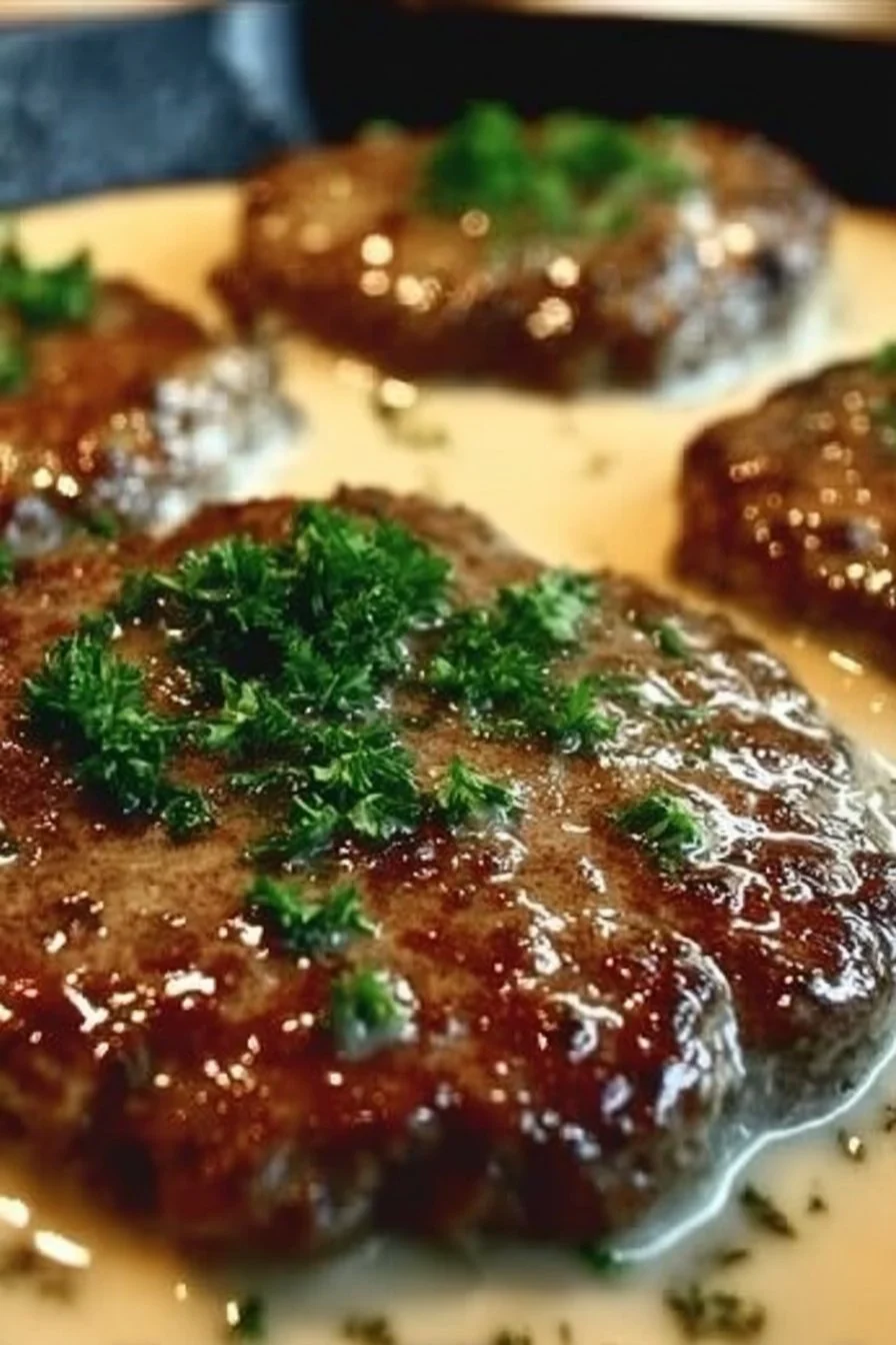 Amish Hamburger Steak Bake Amish Hamburger Steak Bake