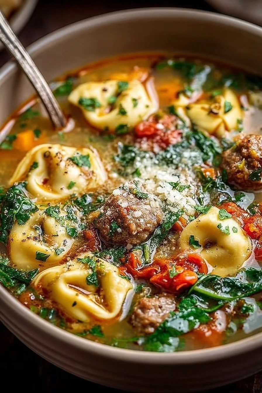 Autumn Tortellini Soup with Sausage Autumn Tortellini Soup with Sausage