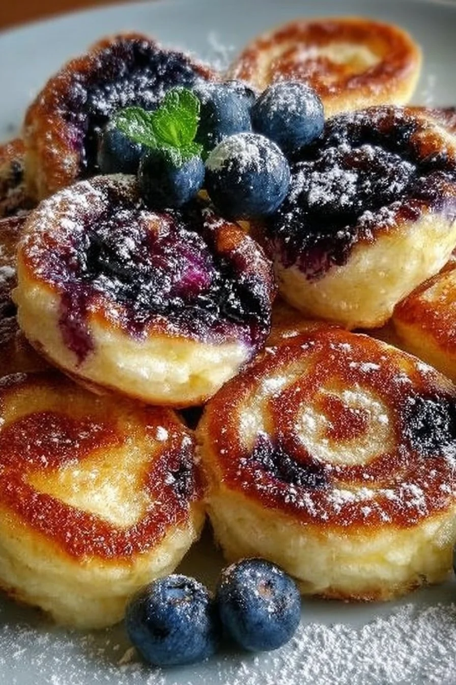 Blueberry Lemon Pancake Bites