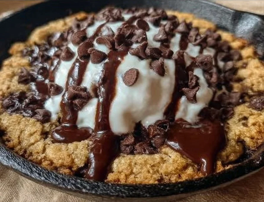 Chocolate Chip Skillet Cookie Chocolate Chip Skillet Cookie