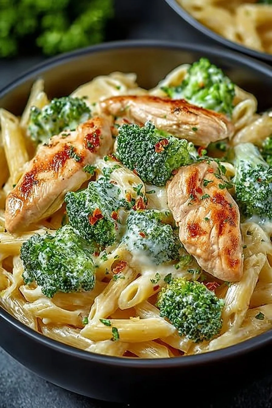 Creamy Chicken Broccoli Pasta