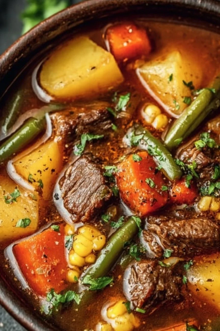 Crockpot Beef and Vegetable Soup Crockpot Beef and Vegetable Soup