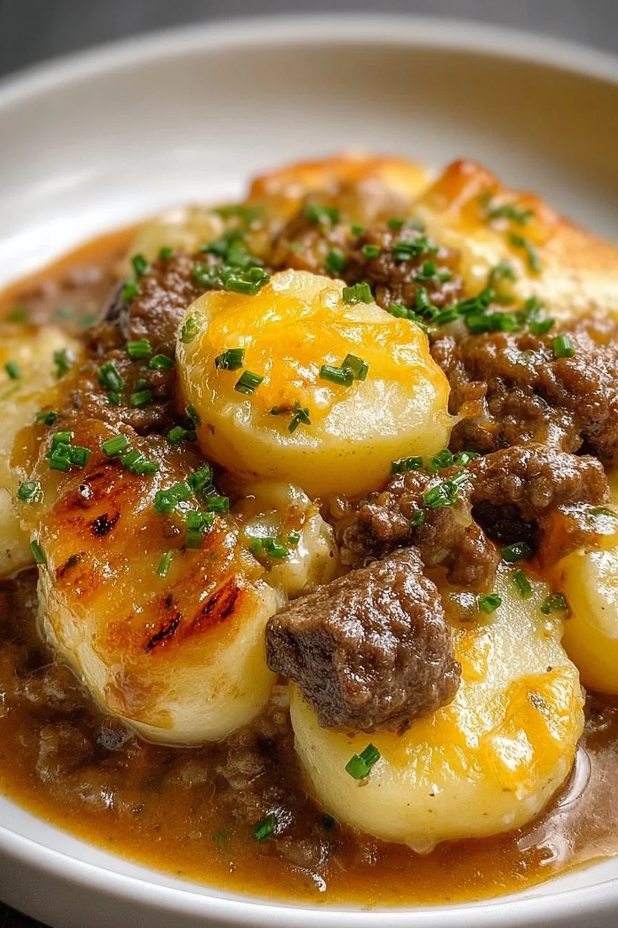 Crockpot Hamburger Potato Casserole Crockpot Hamburger Potato Casserole