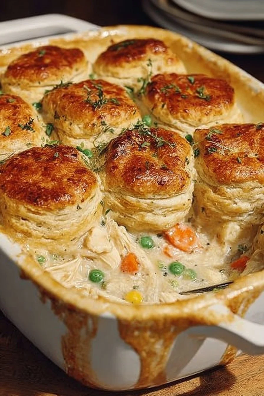 Easy Homemade Chicken Pot Pie Casserole