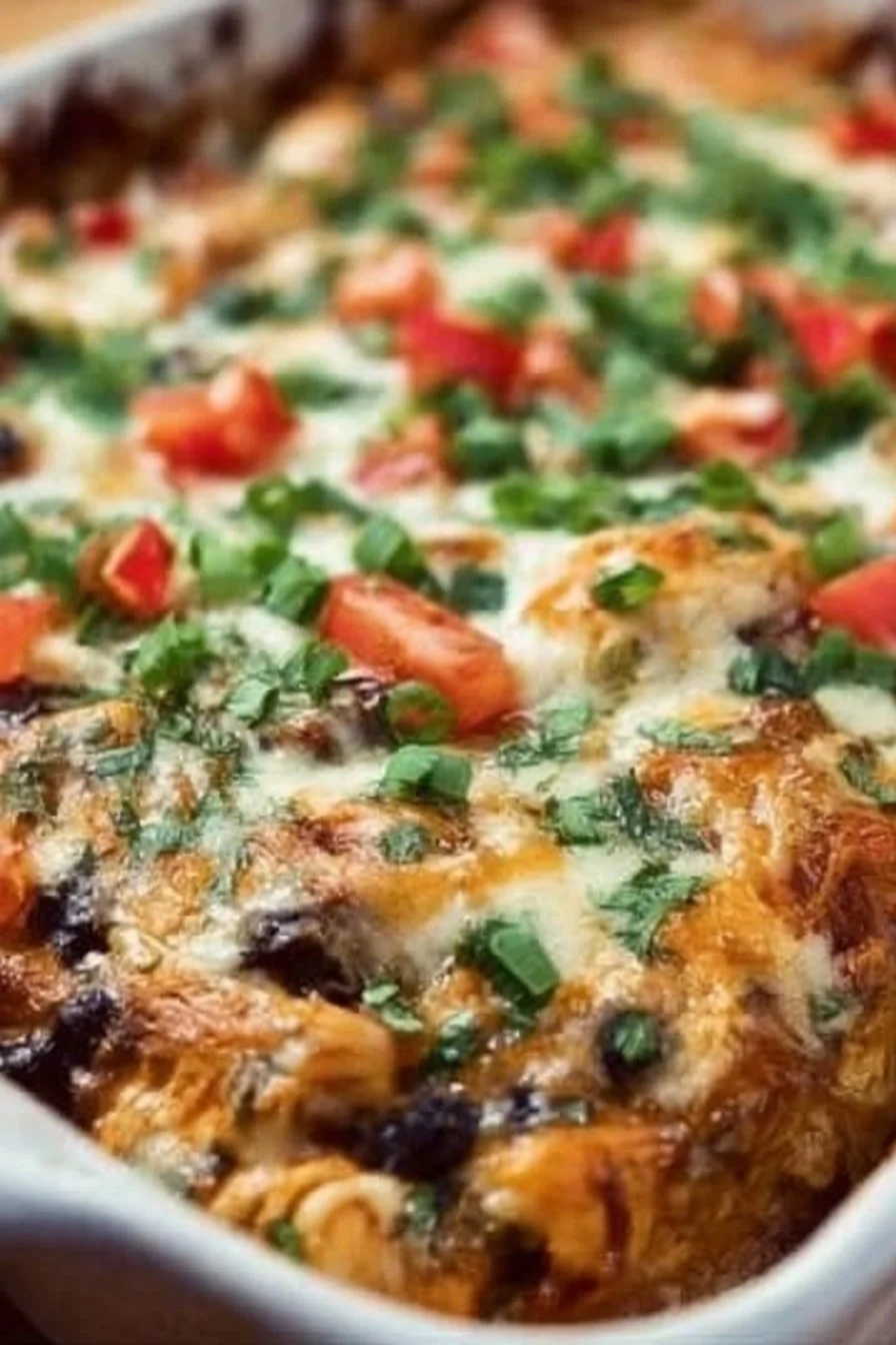 Healthy Chicken Burrito Casserole Healthy Chicken Burrito Casserole