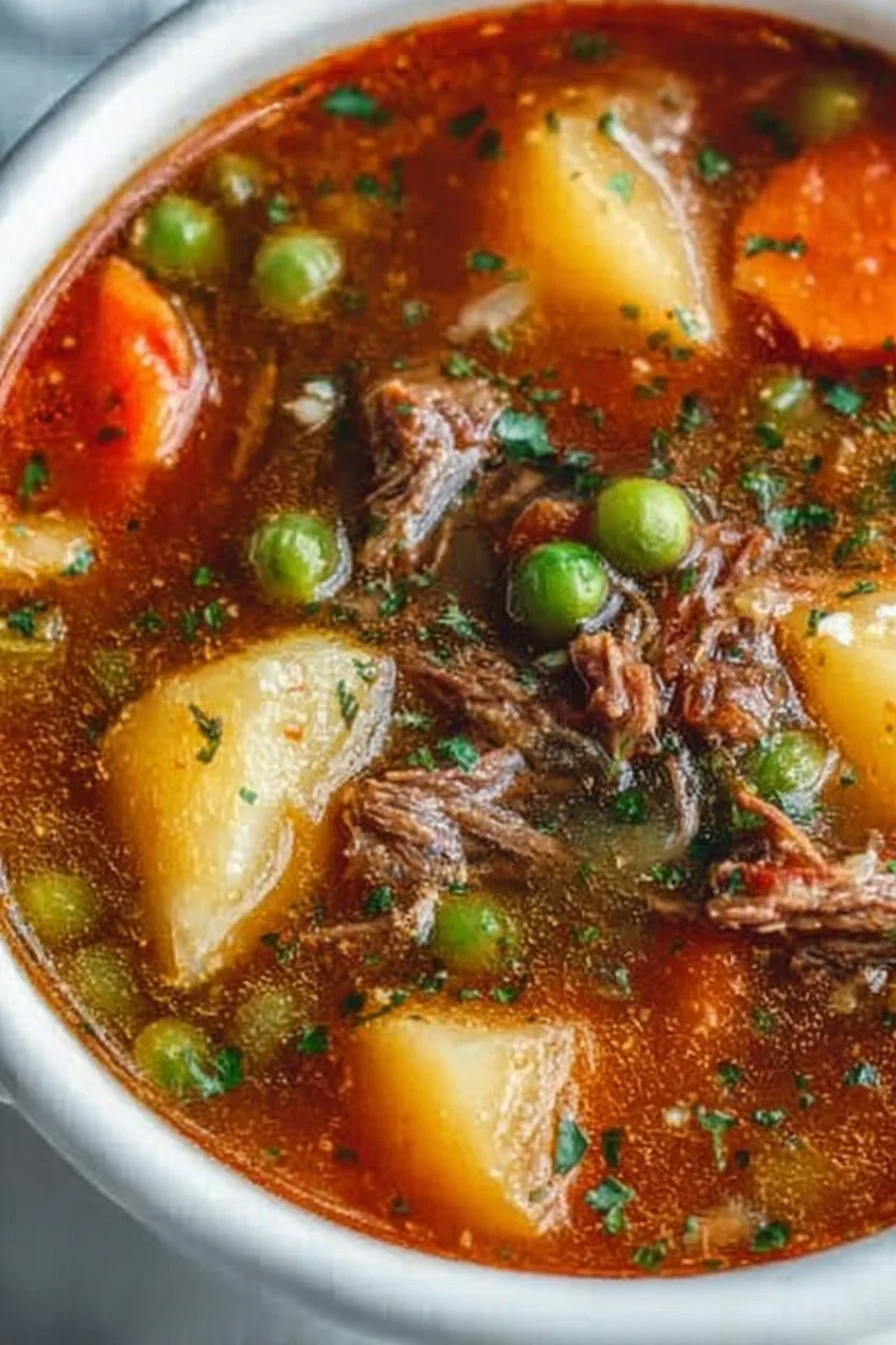 Hearty & Comforting Vegetable Beef Soup – A Cozy Classic Hearty & Comforting Vegetable Beef Soup – A Cozy Classic