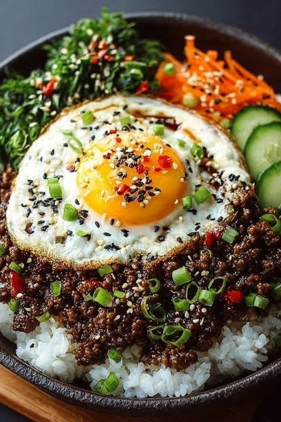 Quick and Easy Korean Ground Beef Bowl