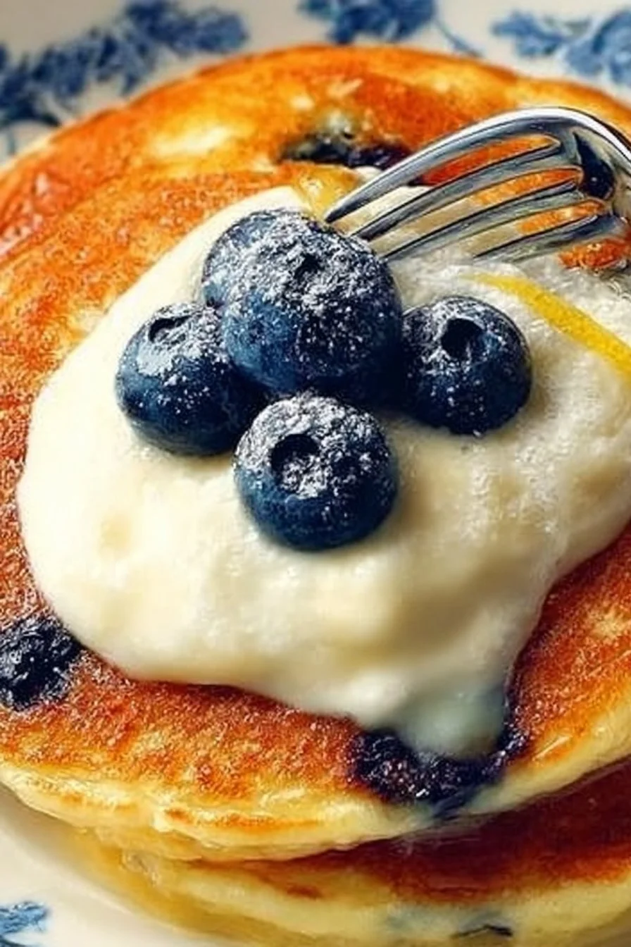 Lemon Blueberry Pancakes