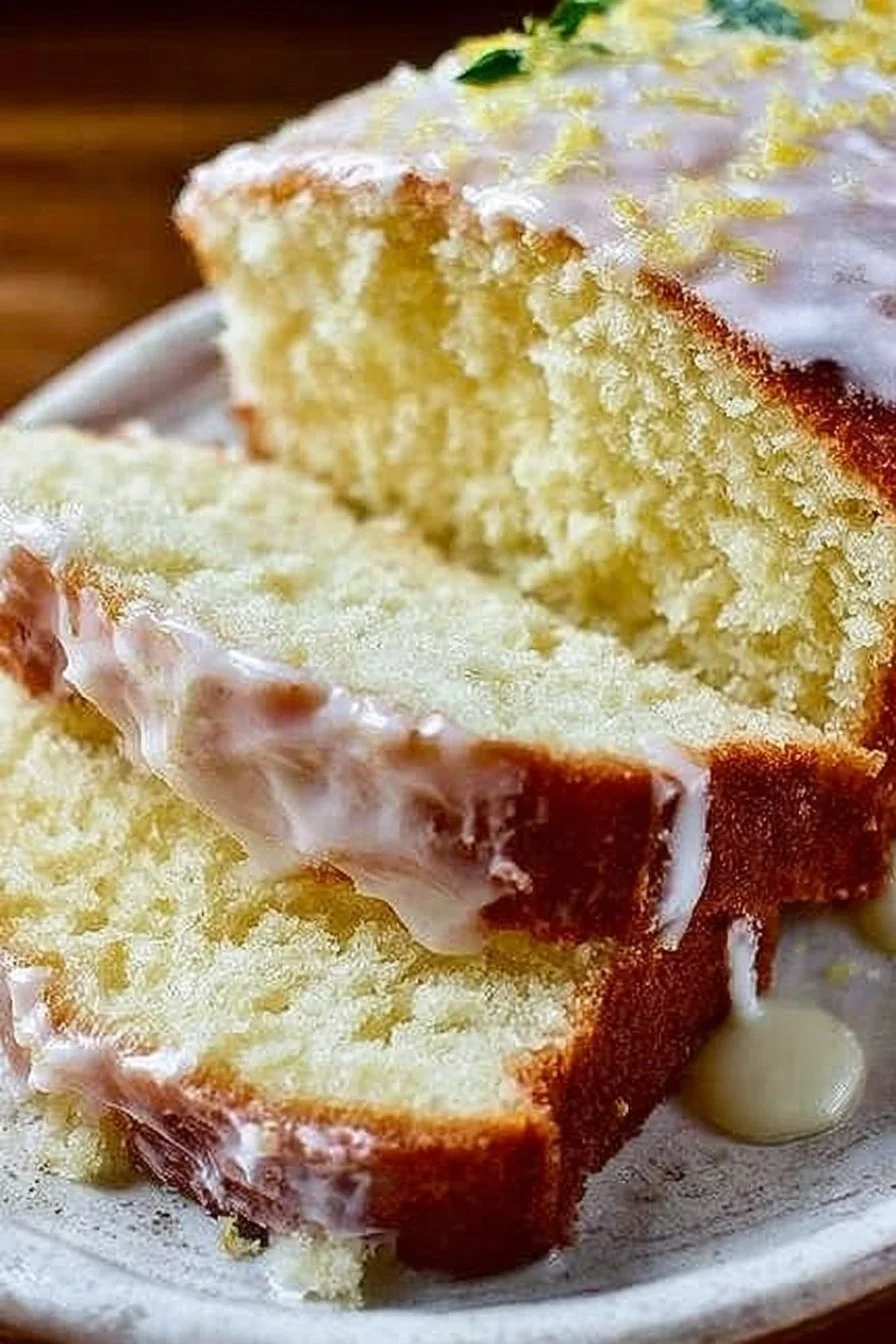 Moist Lemon Pound Cake
