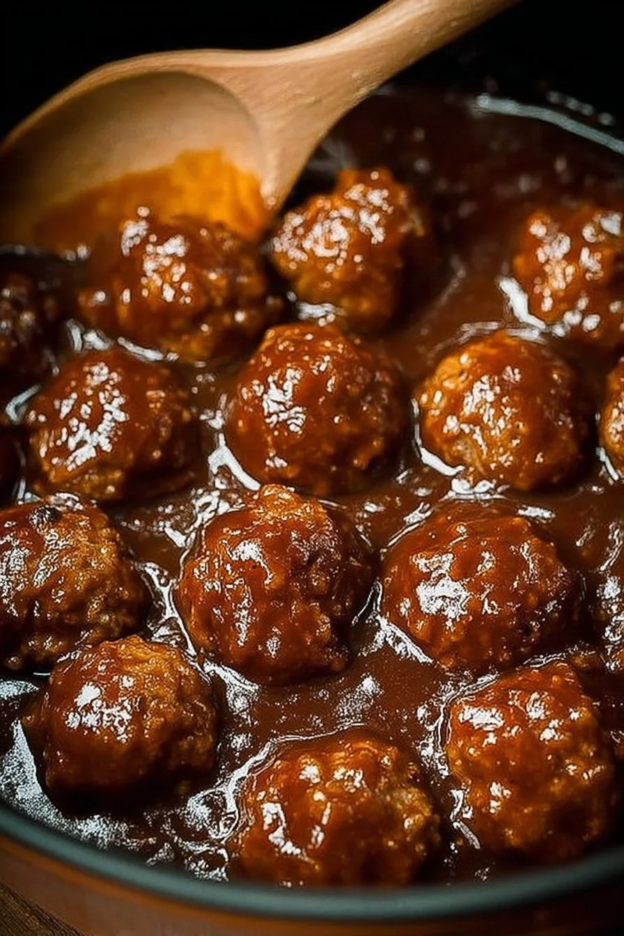 Slow Cooker Salisbury Steak Meatballs