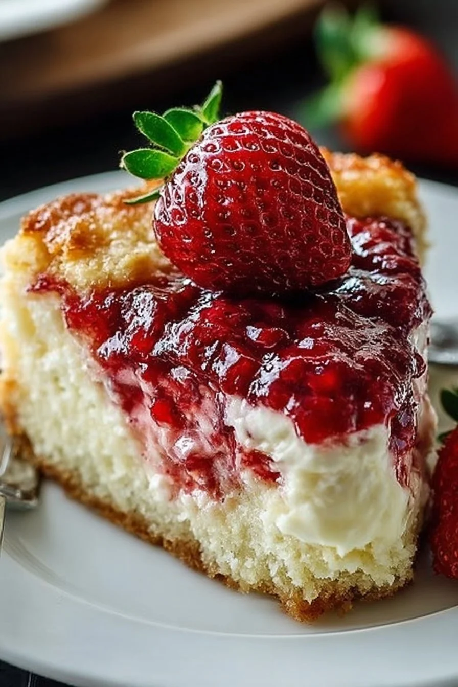 Strawberry Cheesecake Dump Cake Strawberry Cheesecake Dump Cake