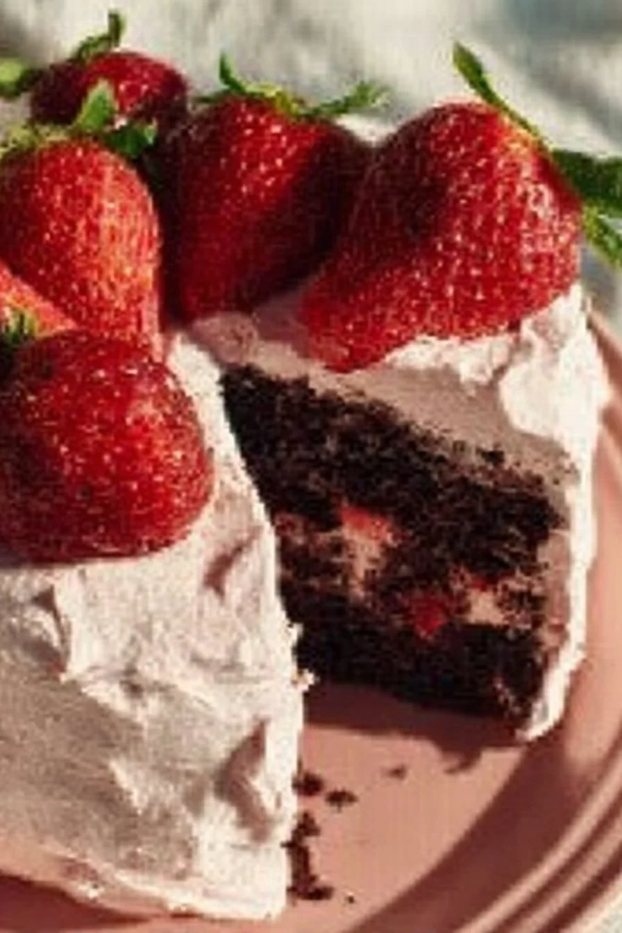 Strawberry Chocolate Cake Strawberry Chocolate Cake
