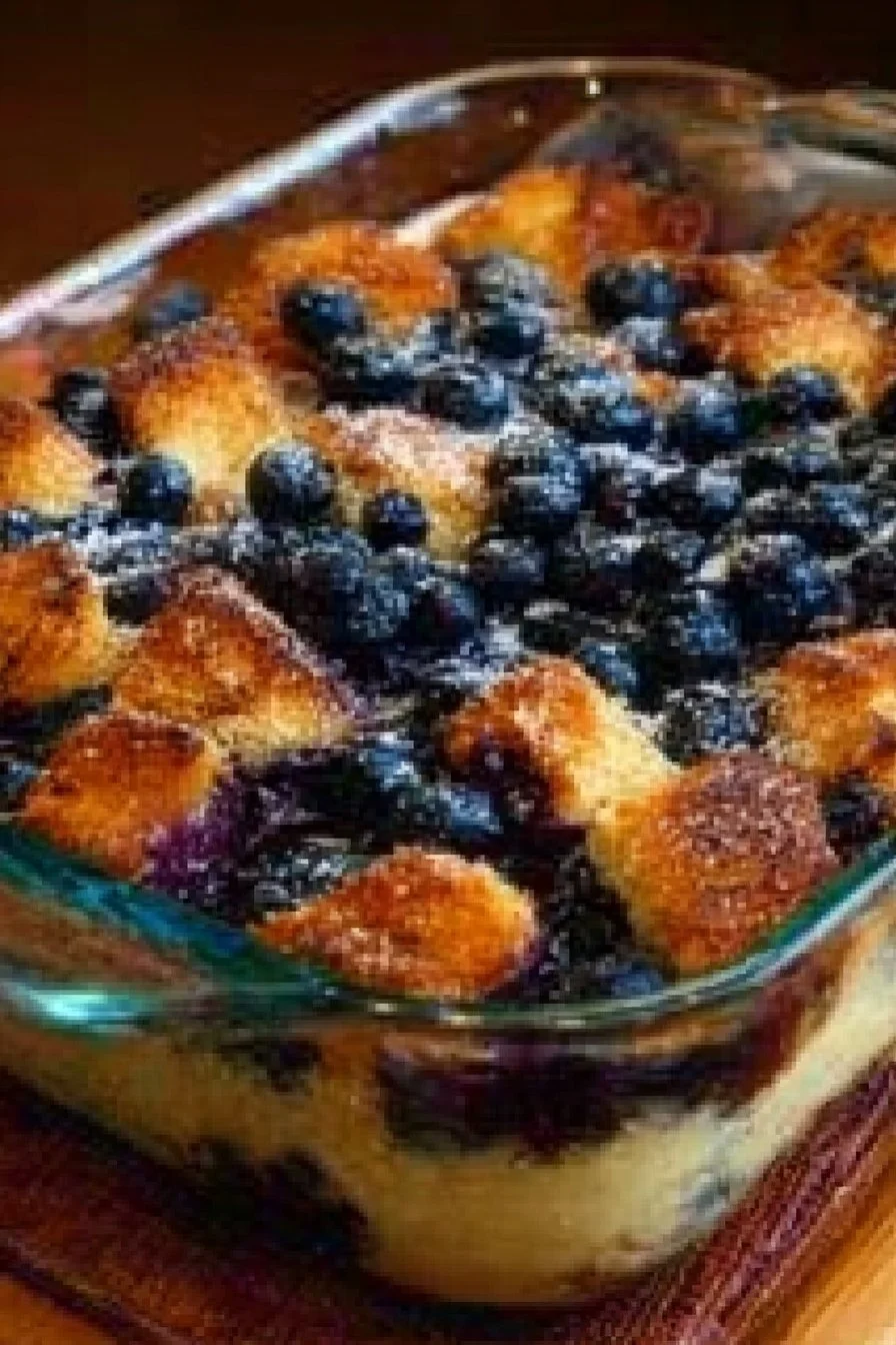 Unbelievable Blueberry French Toast Casserole